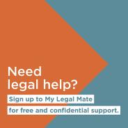 Need legal help? Sign up for My Legal Mate