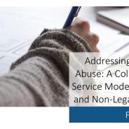 Financial abuse report