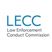 Blue and white text logo